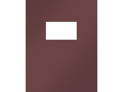 ComplyRight Single-Window Tax Presentation Folder, Burgundy, 50/Pack (PBW24)