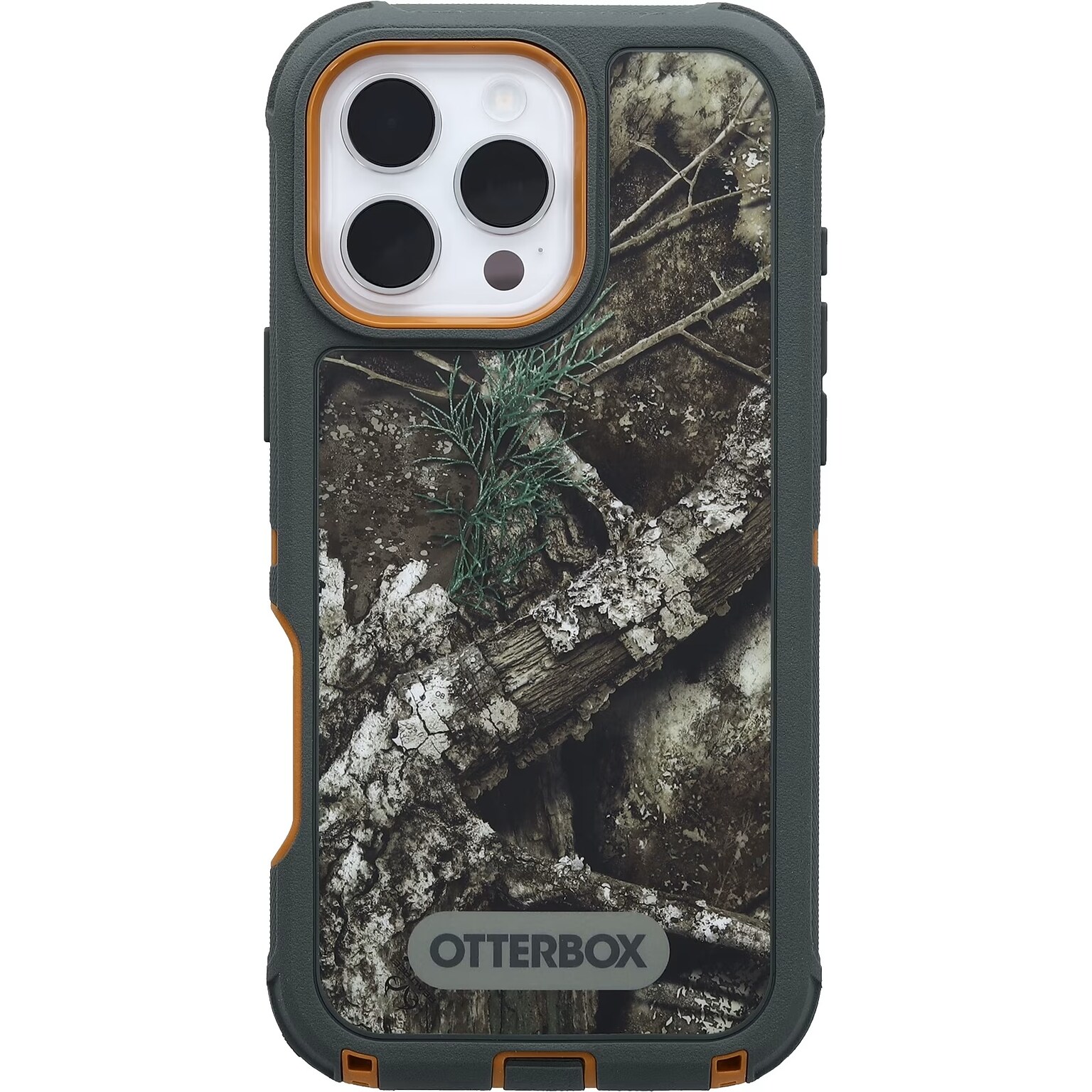 OtterBox Defender Series Pro MagSafe Phone Case for iPhone 16 Pro Max, Shock Absorbing, Realtree APX Green (77-96041)