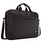 Case Logic ADVA-116 Advantage Attache Notebook Carrying Case, 15.6", Black (3203988)