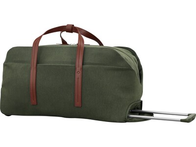 Samsonite Virtuosa 11.5 Polyester Telescoping Weekender Duffel with Wheels, Pine Green (149198-1693