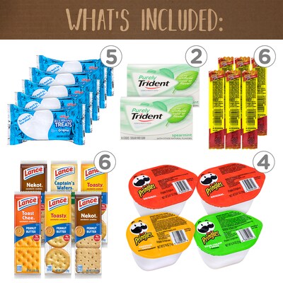 Break Box Dorm Room Survival Snack Box, 55 Items/Box (700-00014)