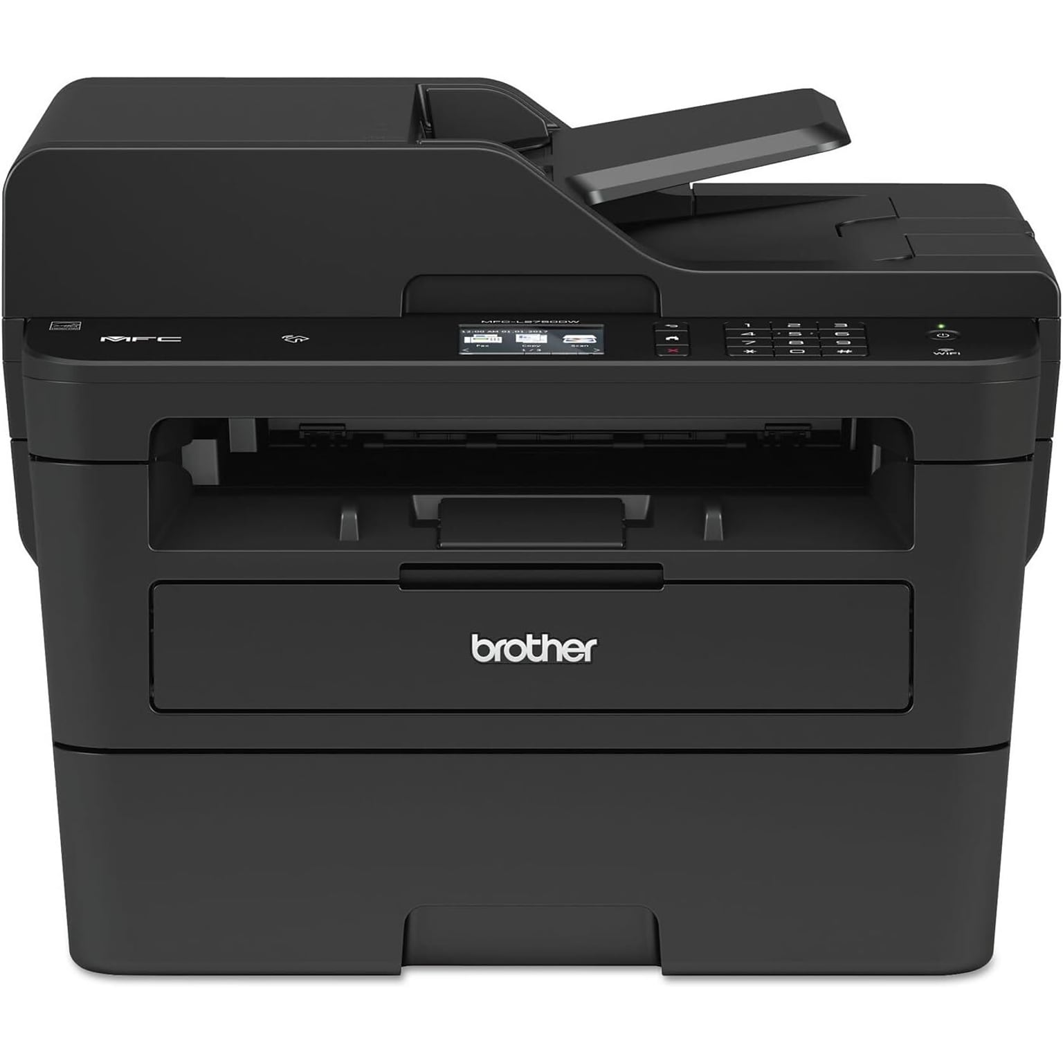 Brother MFC-L2750DW Wireless Black & White All-In-One Laser Printer, Refresh Subscription Eligible