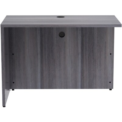 Lorell Essentials Series Return Shell, 42"W x 24"D x 29.5"H, Weathered Charcoal (LLR69555)