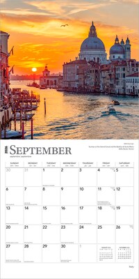 2026 BrownTrout Italy 12" x 12" Monthly Wall Calendar (9798330703951)