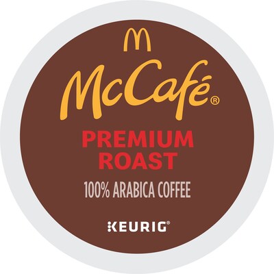 McCafe Premium Roast Coffee Keurig® K-Cup® Pods, Medium Roast, 96/Carton (080375CT)