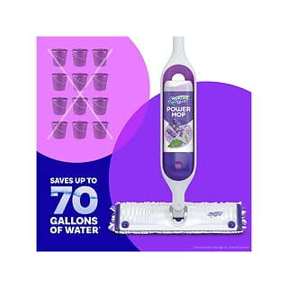 Swiffer PowerMop Mopping Pad and Floor Cleaning Solution Kit