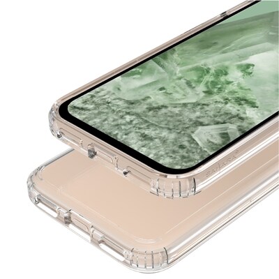 SaharaCase Inspire Series Phone Case for Google Pixel 8a, Shock Absorbing, Clear (CP00569)