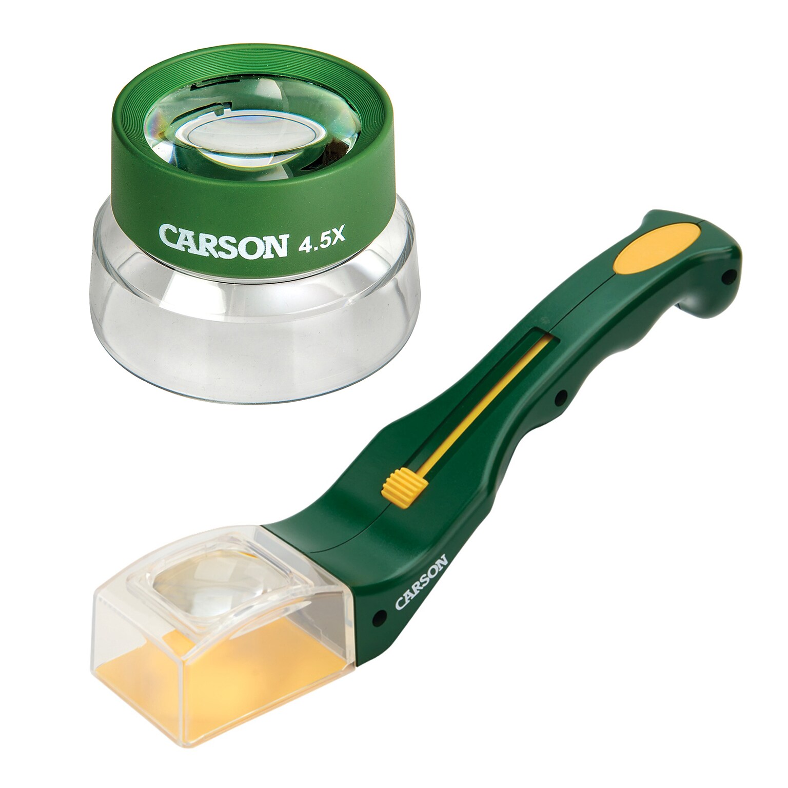 CARSON BugView Magnifier & Quick-Release Bug-Catching Tool with BugLoupe 4.5x Stand Magnifier (KITCSNMAG03)