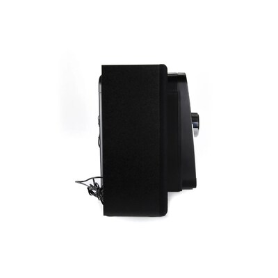 Emerson Bluetooth Micro Music System with MP3, CD Player, FM Radio, Alarm, USB, AUX Input, LED Display, & Remote Control