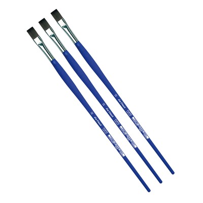 da Vinci FORTE-Acrylics Oil and Acrylic Synthetic Student Brushes, 3 /Pack (DVXVA864012-3)