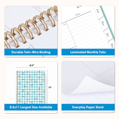 2027 Blue Sky 8.5" x 11" Weekly & Monthly Planner (164268)