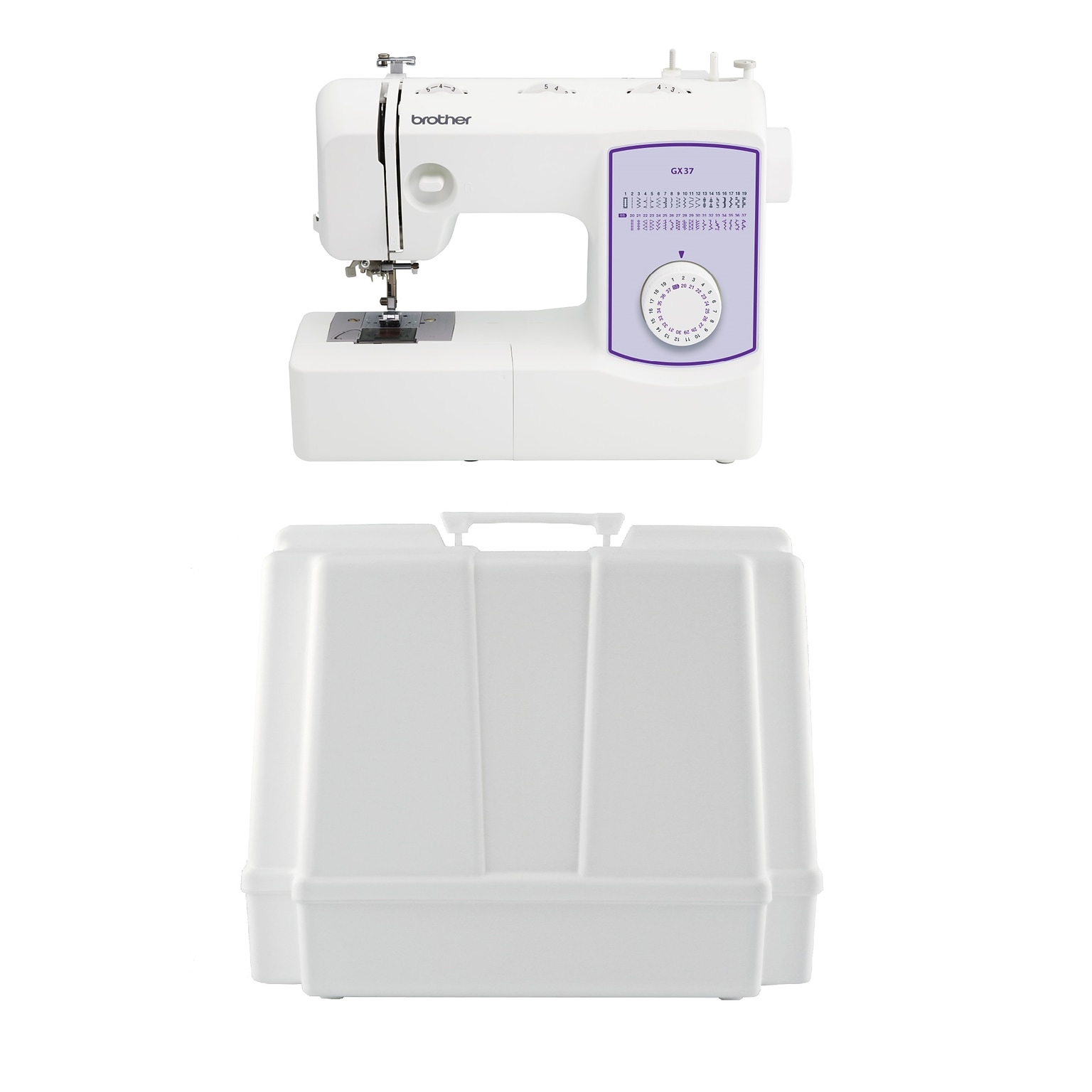 Brother Electronic Sewing Machine with Storage Case (GX37CASE-STP)