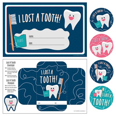 Barker Creek Lost a Tooth Classroom Set, Multicolored, 372/Set (4442)