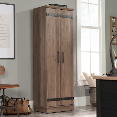 Sauder HomePlus 71"H Storage Cabinet with 4 Shelves, Salt Oak (430335)