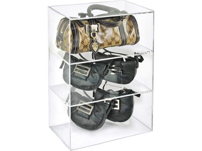 Azar 12.38"W Open Countertop Display Case, Clear, Each (255658)