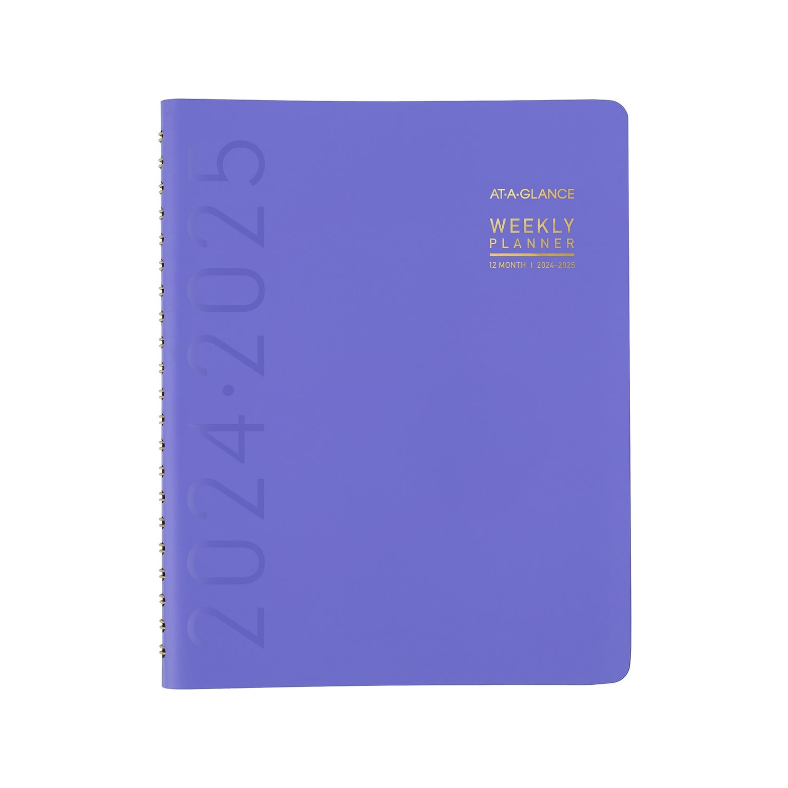 2024-2025 AT-A-GLANCE Contemporary 8.25 x 11 Academic Weekly & Monthly Planner, Faux Leather Cover, Purple (70-957X-18-25)