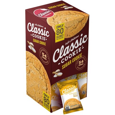 Classic Cookie Sugar Cookies, .75 oz., 54/Pack (220-02864)