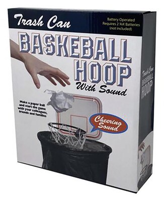 Trash Can Basketball Hoop with Electronic Sound