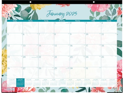 2025 Blue Sky Reflection 22 x 17 Monthly Desk Pad Calendar (117886-25)