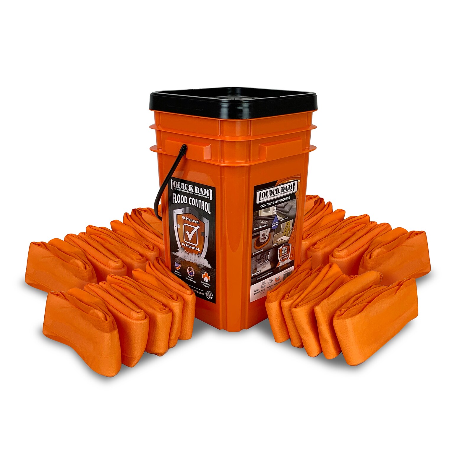 Quick Dam Grab & Go 26-Piece Indoor Flood Control Kit (WUGG4-25)