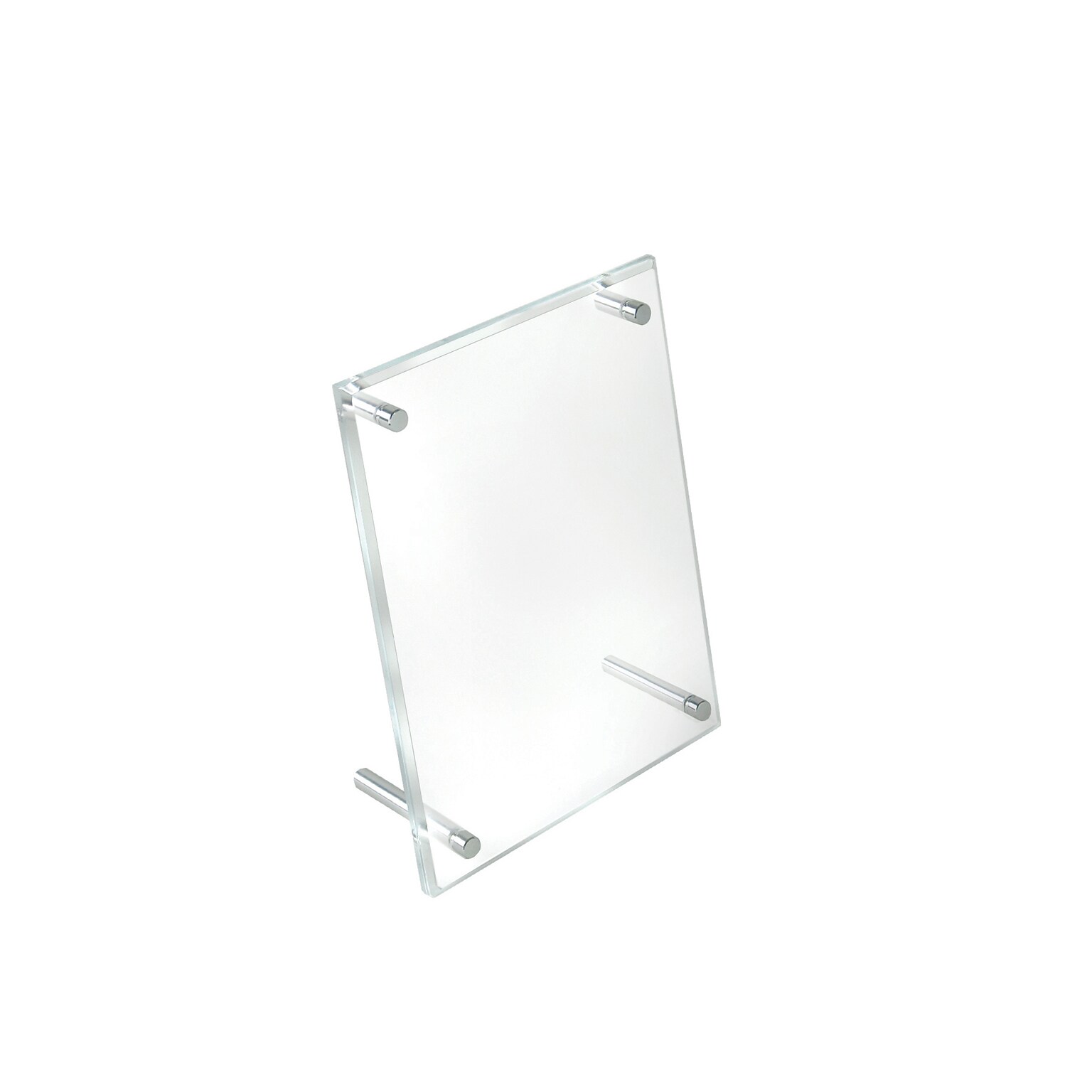 Azar Poster Holder , 4 x 6, Desktop, Clear, Acrylic, 2/Pack (252950)