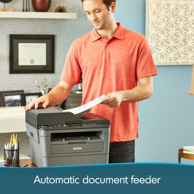 Brother DCP-L2550DW Wireless Black and White Laser Printer, Refresh Subscription Eligible