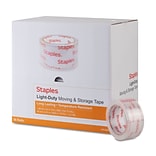 Staples Lightweight Moving and Storage Packing Tape, 1.88W x 54.6 yds., Clear, 36 Pack (52203)