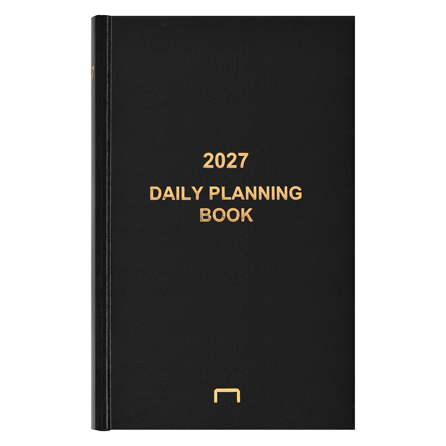 2027 Staples 5 x 8 Daily Diary Planner, Hardcover, Black (ST63597-27)