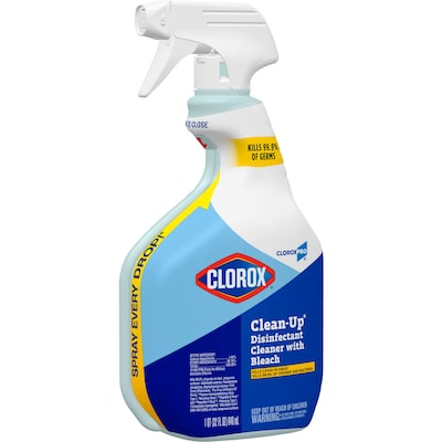CloroxPro Clorox Clean-Up Disinfectant Cleaner with Bleach Spray, Original Scent, 32 oz. (CLO35417)