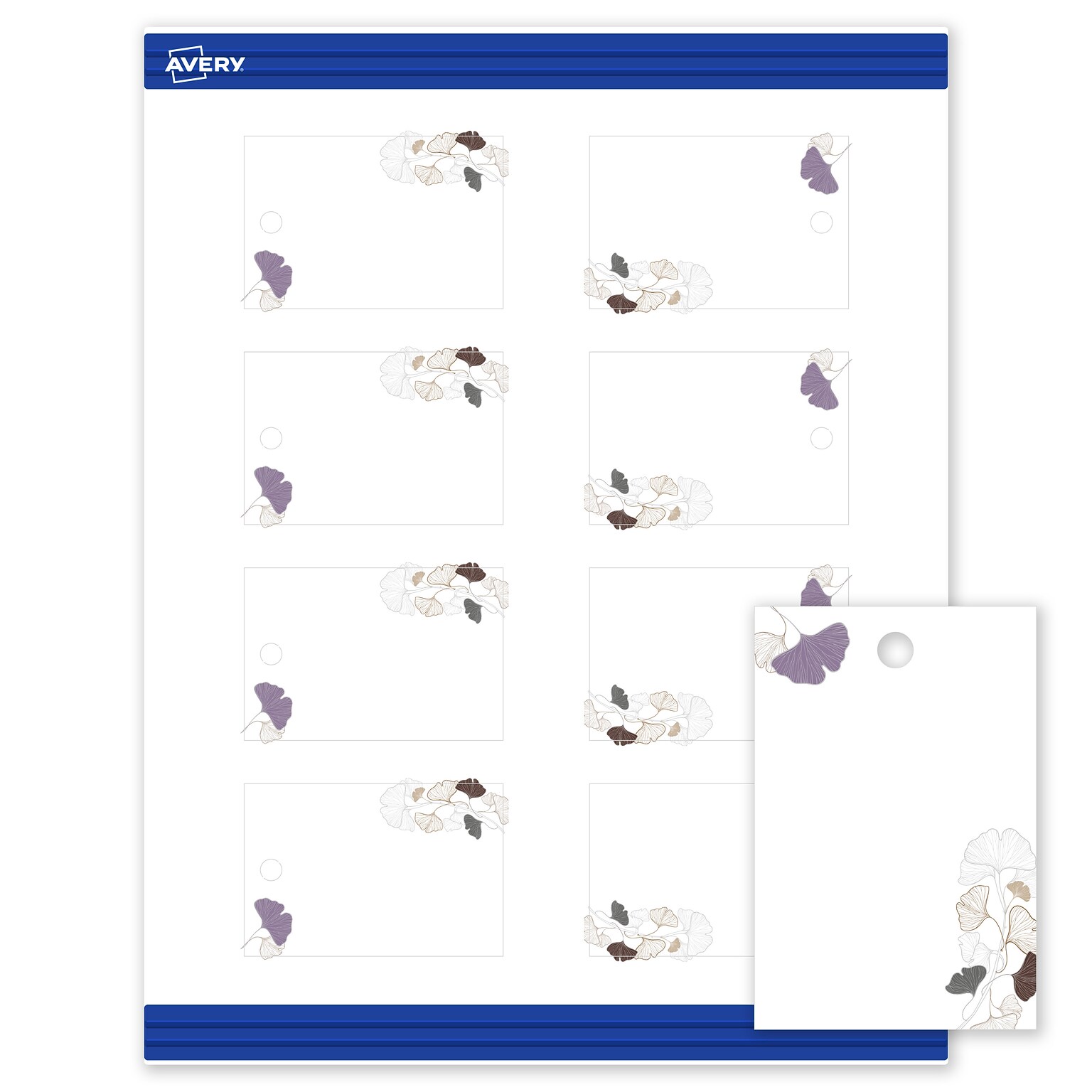 Avery  3 Blank Price & Merchandise Tags, White, 80/Carton (S00-F4C-PRMWT10)