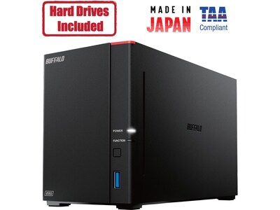 Buffalo LinkStation SoHo 700 2-Bay 4TB External NAS, Black (LS720D0402B)