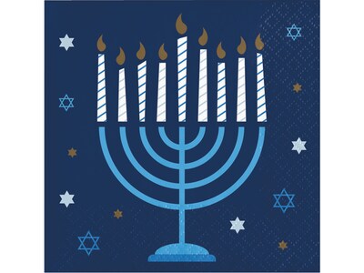 Creative Converting Hanukkah Tableware Kit, Blue/Gold (DTC5574E2E)