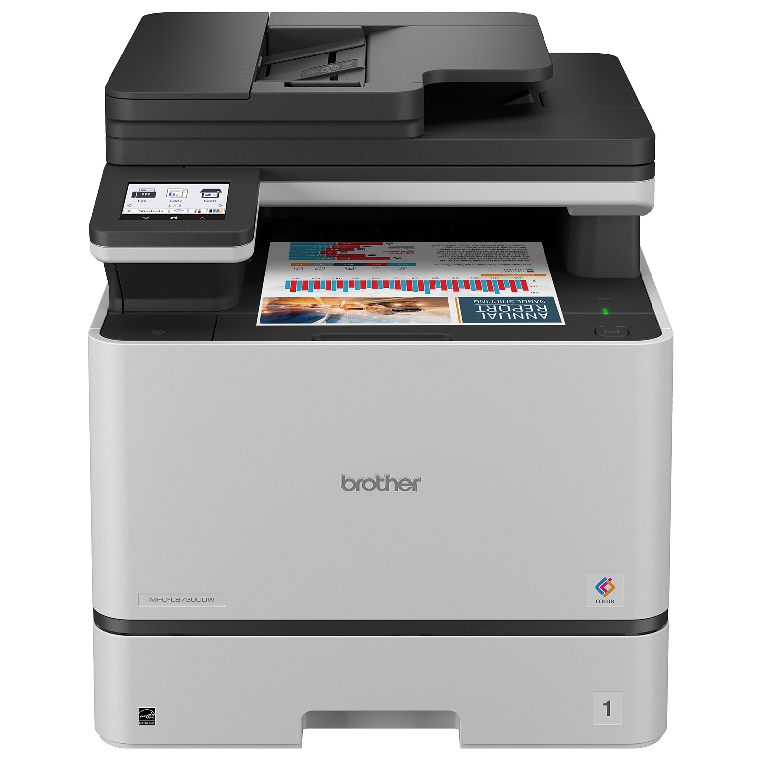 Brother MFC-L8730CDW Wireless Color All-In-One Laser Printer, Best for Business Office