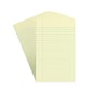 Staples® Notepads, 5" x 8", Narrow Ruled, Canary, 50 Sheets/Pad, 12 Pads/Pack (ST57293)