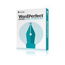 Corel WordPerfect Office Home & Student 2021 for 1 User, Windows, Download (ESDWP2021HSEF)