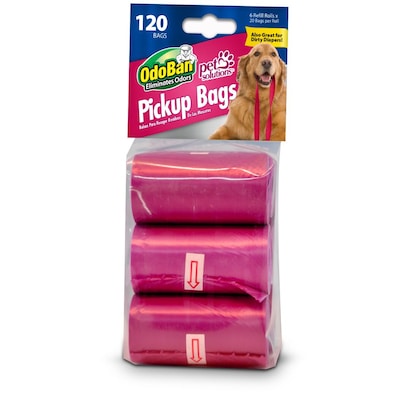OdoBan Pet Waste Disposal Bags, 120/Pack (955122)