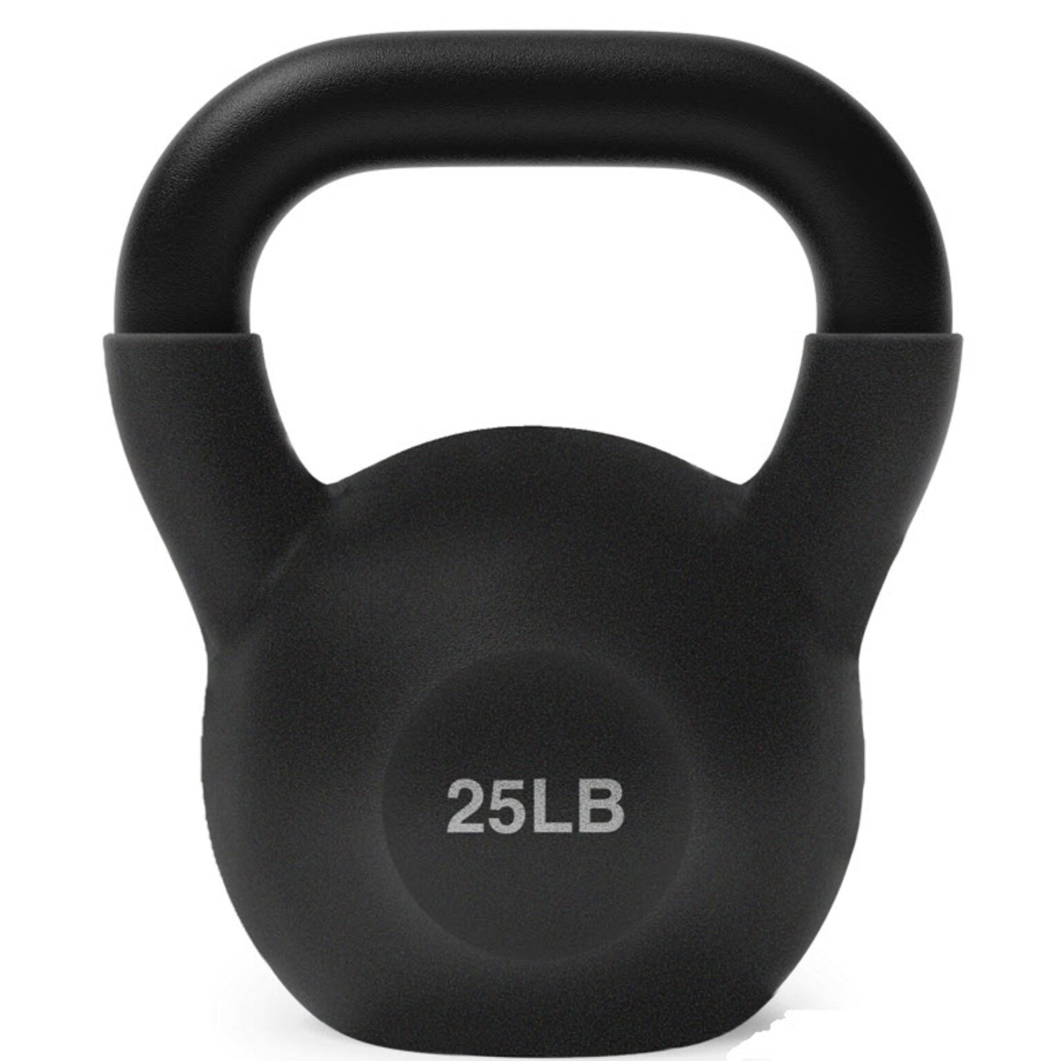 WeCare Fitness Kettlebell, 25 LB Cast Iron (WFN100017)