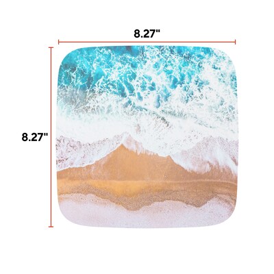 Staples TECH Non-Skid Mouse Pad, BLue(52094)