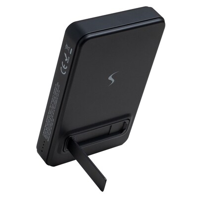 Scapade MagPower Max Magnetic Wireless Qi 10,000-mAh v2.0 Portable Power Bank, Black (S-PBQ10K)