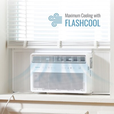 Keystone Energy Star 230-Volt 18,000 BTU Window Air Conditioner with Remote, White (KSTAW182WA)