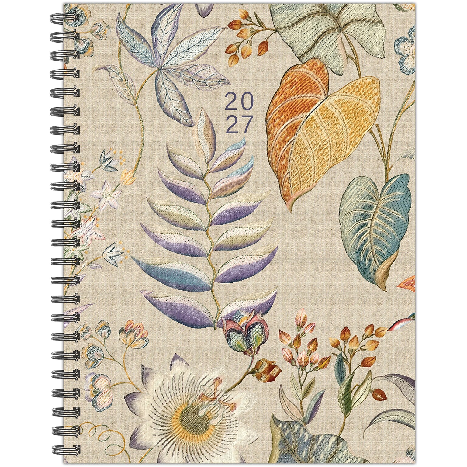 2027 Willow Creek Botanical Tapestry 6.5 x 8.5 Calendar Year Weekly & Monthly Standard Planner, Assorted Colors (66102)