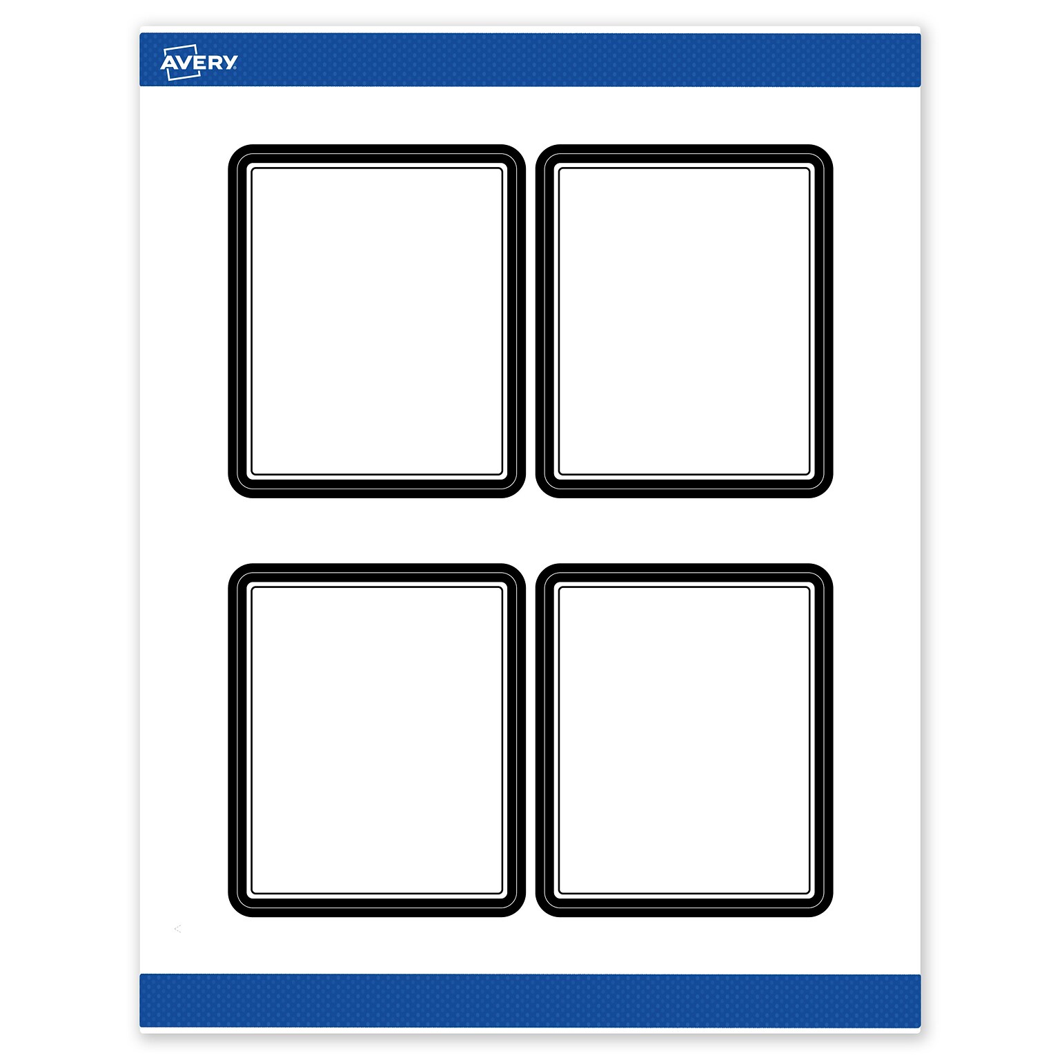 Avery Laser/Inkjet Rectangle Multipurpose Labels, 4 x 3-1/3, White, 40/Pack (S00DM0)