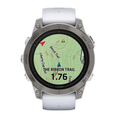 Garmin epix Pro Gen 2 Sapphire Edition Smartwatch, Titanium & Whitestone, 47mm (GRM0280320)