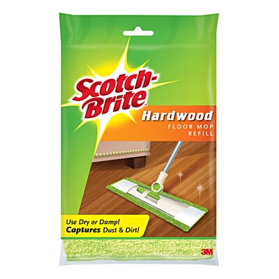 Scotch-Brite Microfiber 17 Dust Mop Pad, Green (MMMM005R)