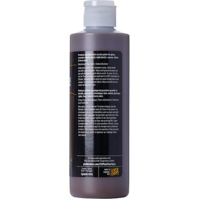 FolkArt Acrylic Paint Multi-Surface Satin, 8oz., Real Brown, 3/Pack(FLK4654CA-3)