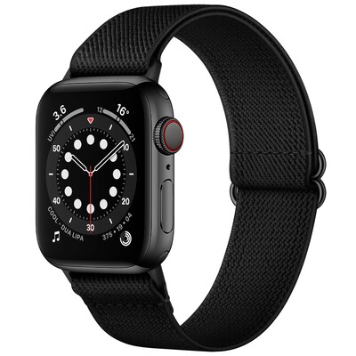 LAX Nylon Mesh Band for Apple Watch, Black