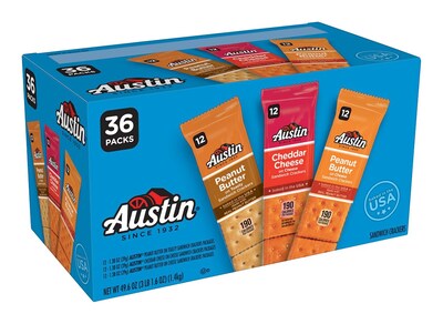 Austin Sandwich Crackers, 1.8 oz., 36 Packs/Box (KEE10119)