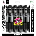 Zebra Z-Grip Retractable Ballpoint Pen, Medium Point, 1.0mm, Black Ink, 18 Pack (ZEB22218)