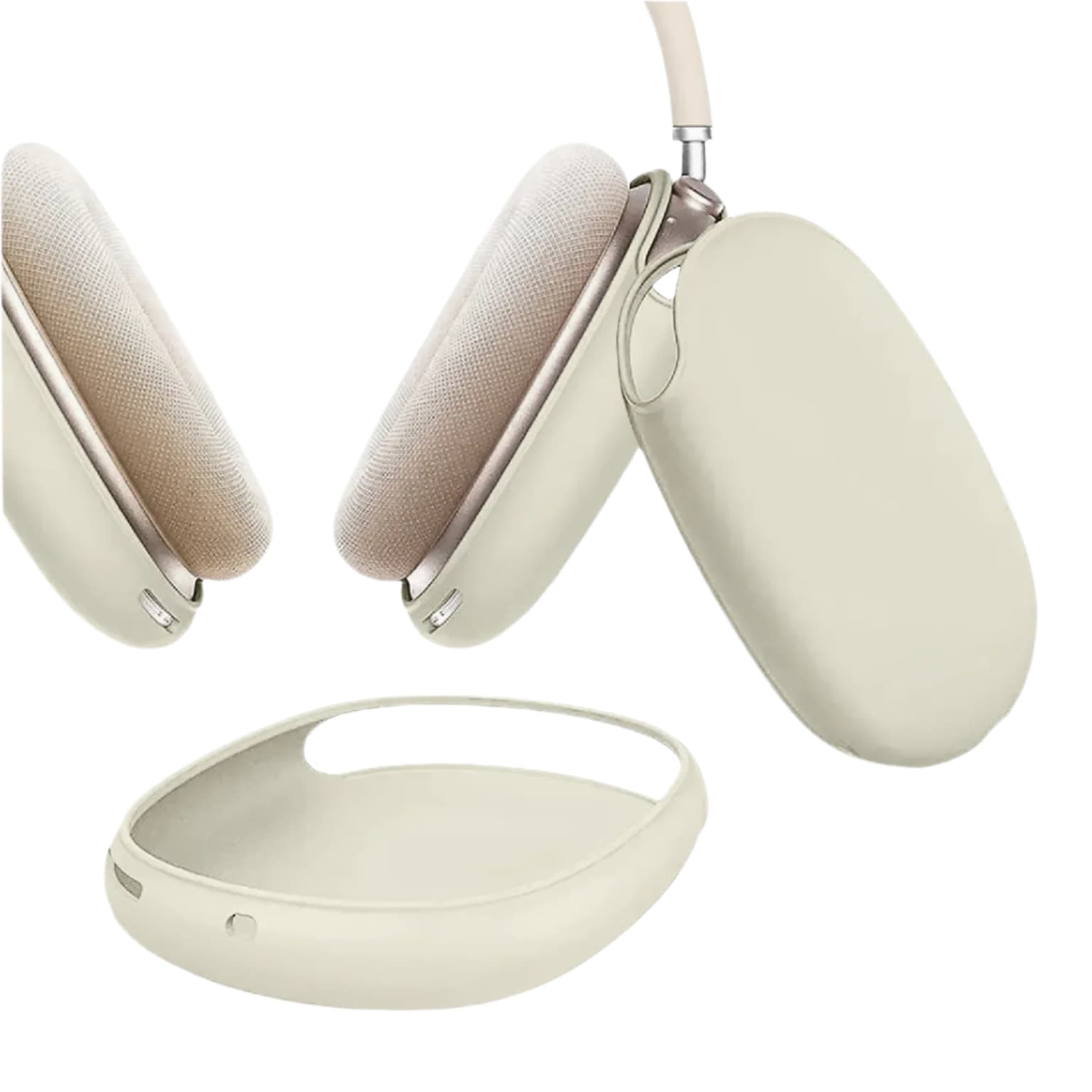 SaharaCase Liquid Silicone Cover Case for AirPods Max, Beige (HP00180)