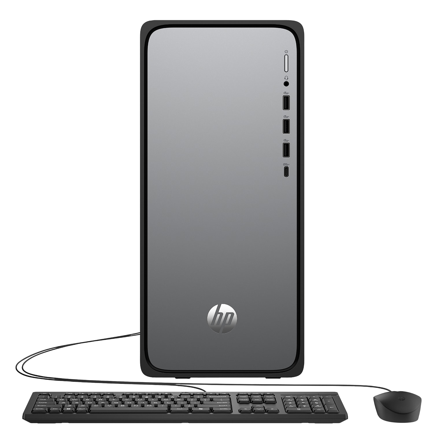 HP OmniDesk Desktop Computer, Intel Core i5-14400, 16GB RAM,  512GB SSD, Windows 11 Home, Mouse/Keyboard Included